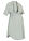 Vestido de maternidad y camisa de lactancia de viscosa fluida - blanco lana-verde oscuro - bonprix