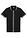Polo de piqué con cremallera, de algodón puro - Negro-blanco - bonprix