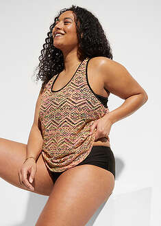 Tankini con encaje elástico (2 piezas)