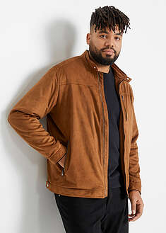 Chaqueta con aspecto de ante