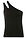 Top de algodón orgánico con hombros al descubierto - Negro - bonprix