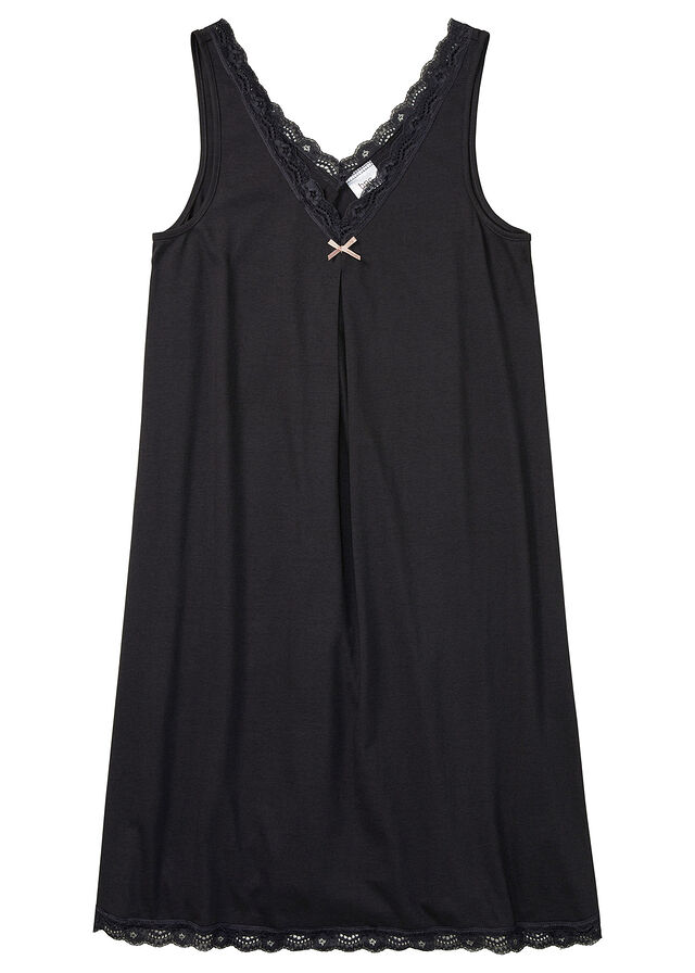 Camisón corto de mezcla suave de viscosa