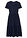 Vestido camisero de mezcla de viscosa con patrón estructurado - Azul marino - bonprix