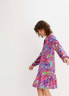 Vestido tipo túnica de viscosa fluida