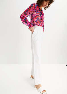 Pantalón de mezcla de lino y algodón