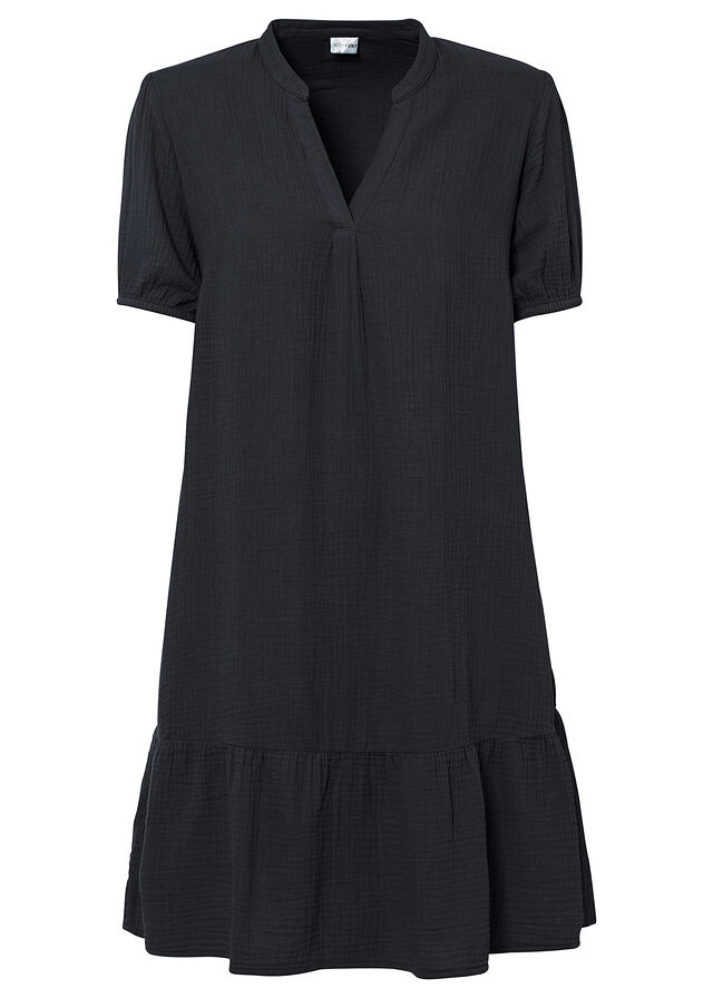 Vestido corto de muselina
