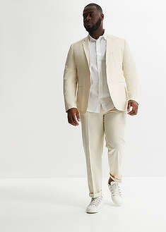 Traje de mezcla de lino ligera (2 piezas), regular fit