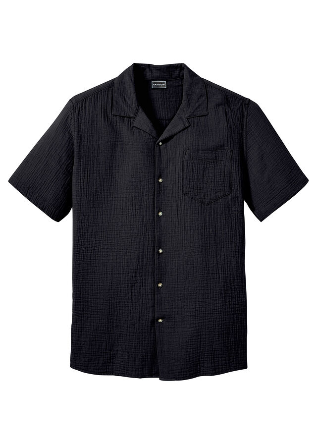 Camisa de muselina con manga corta