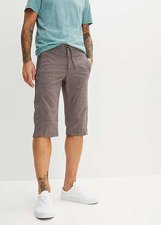 Bermudas largas con cintura elástica y regular fit