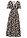 Vestido maxi con estampado de flores - negro con flores rosas - bonprix
