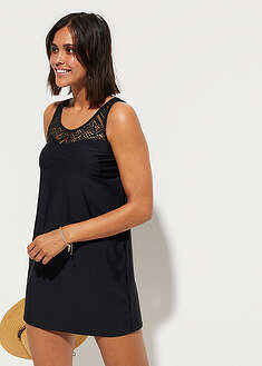 Tankini largo de secado rápido con encaje (2 piezas)