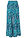 Pantalón ancho con cintura de nido de abeja - esmeralda oscuro/azul provenzal - bonprix