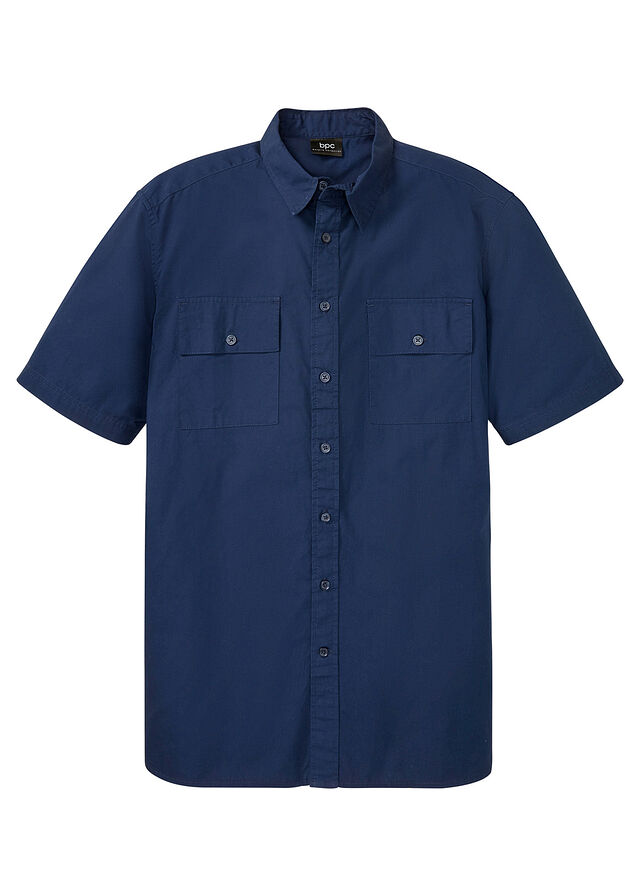 Camisa de manga corta de algodón puro
