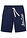 Bermudas de punto - Azul marino estampado - bonprix