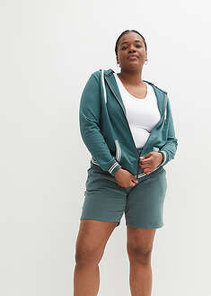 Chaqueta de chándal con capucha de algodón orgánico