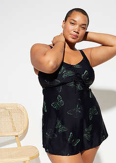 Tankini largo con escote en V (2 piezas)