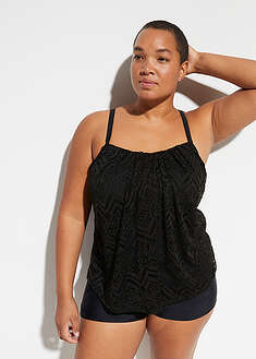 Top de tankini de encaje