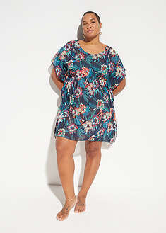 Túnica de playa larga de gasa ligera