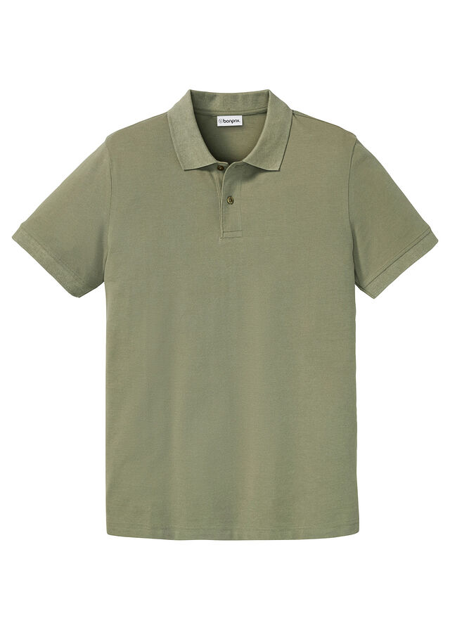 Polo de piqué de algodón orgánico puro