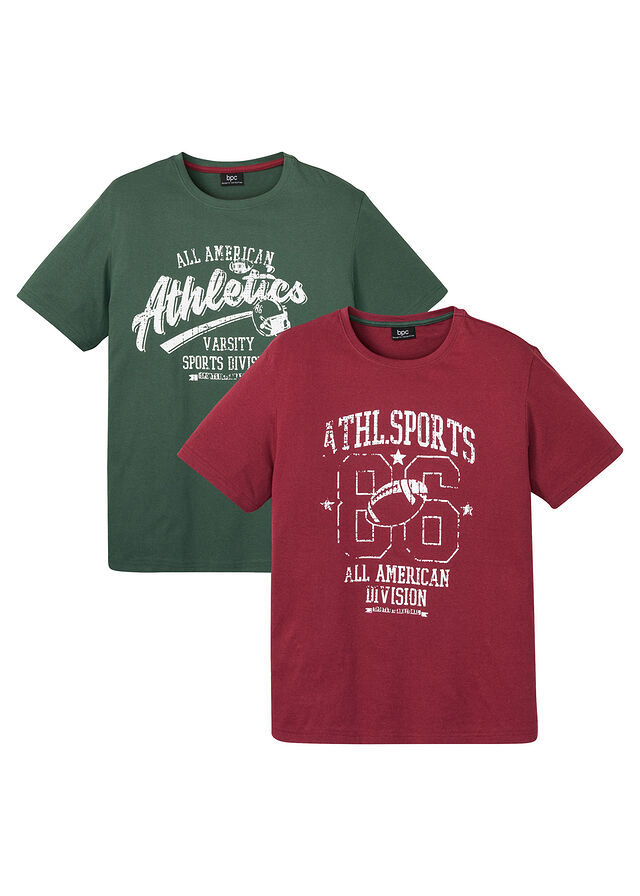 Camiseta (2 unidades) de corte regular