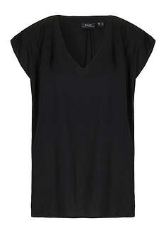 blusa-de-manga-corta-con-escote-en-v