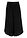 Pantalón culotte hasta la pantorrilla de viscosa suave - Negro - bonprix