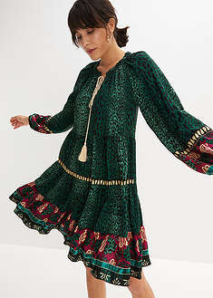 Vestido tipo túnica de viscosa fluida