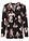 Blusa tipo túnica - Negro-rosa claro de flores - bonprix
