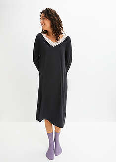 Camisón largo de mezcla suave de viscosa