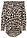 Blusa asimétrica - Beige tiza-marrón con estampado de leopardo - bonprix