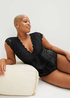 Body de terciopelo sin aros