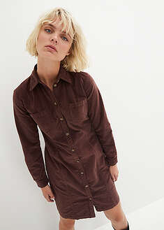 Vestido elástico de pana