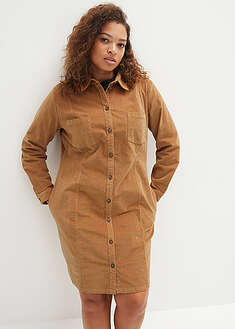 Vestido elástico de pana