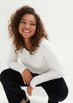 Camiseta de algodón orgánico puro con manga larga