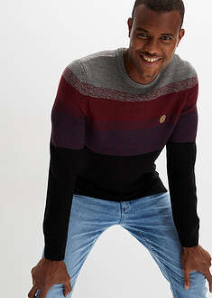 Jersey de punto fino con degradado cromático