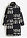 Abrigo guateado - Negro-crudo estampado - bonprix