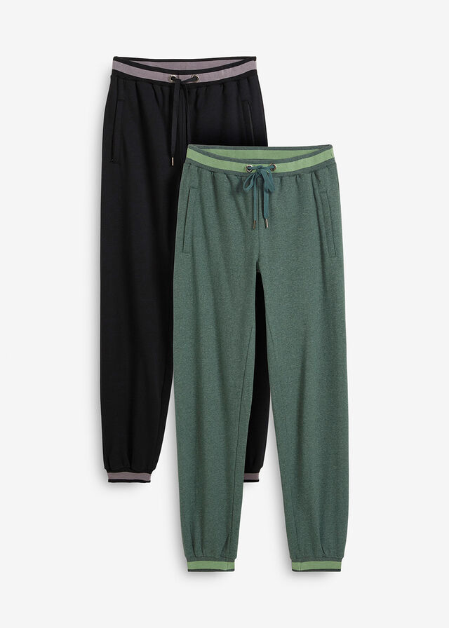 Pantalones de chándal de mezcla de algodón (2 unidades)