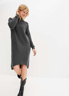 Vestido de punto con dobladillo asimétrico
