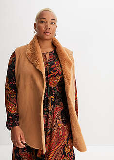 Chaleco de pelo sintético