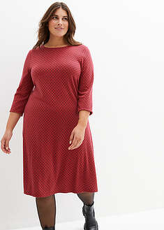 Vestido de Punto di Roma en mezcla de viscosa con estampado jacquard