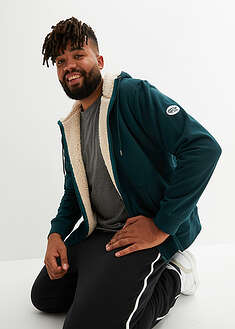 Chaqueta térmica de chándal con capucha y forro polar