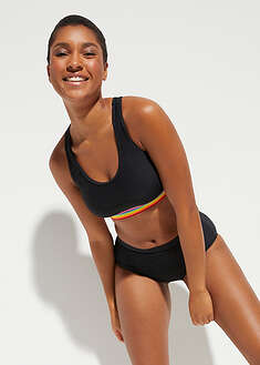 Bikini tipo bustier con ligero efecto moldeador