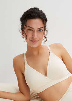 Sujetador de lactancia sin aros con algodón orgánico (2 unidades)