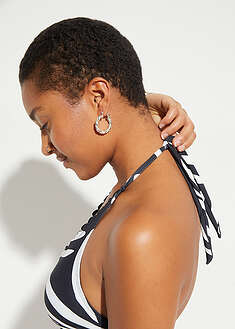 Top de bikini anudado al cuello