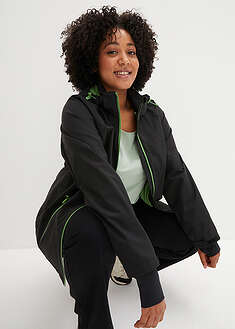 Chaqueta funcional impermeable con detalles reflectantes