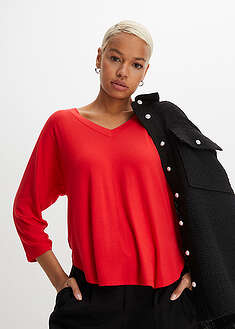 Camiseta de mezcla de viscosa fluida