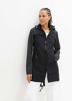 Chaqueta softshell repelente al agua con corte entallado