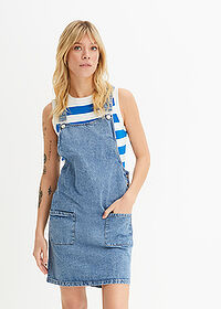 Bonprix Peto Vaquero Con Falda Vestido Peto Denim