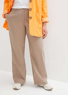 Pantalón de mezcla de lino y algodón