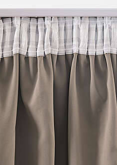 Cortina oscurecedora con estampado brillante (1 unidad)